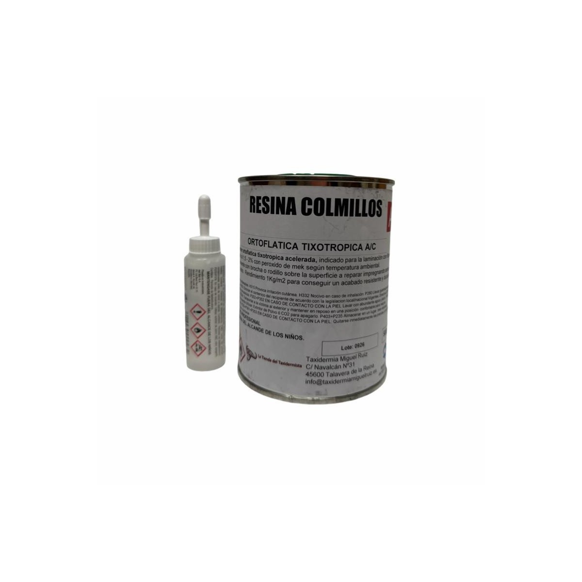 Pack Resina Colmillos 500 + Catalizador