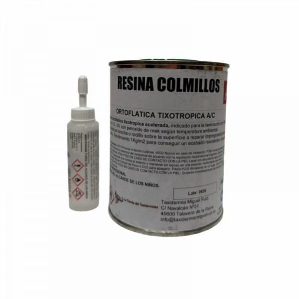Pack Resina Colmillos 500 + Catalizador